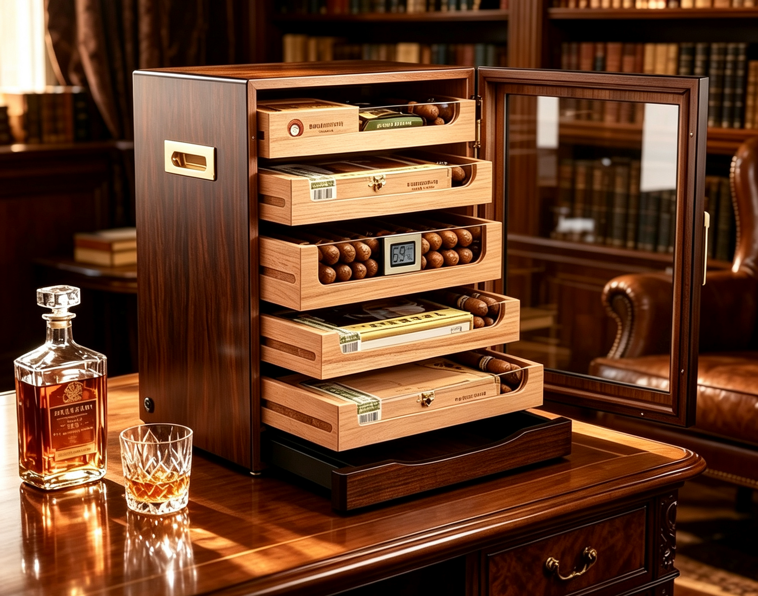 How to Choose the Right Cigar Humidor Cabinet Size?