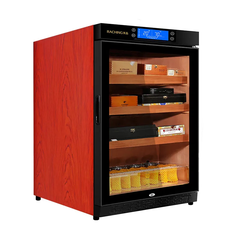 Raching Cigar Cabinet C150A Compressor Constant Temperature and Humidity Cedar Wood Household Cigar Box Moisturizing Cabinet