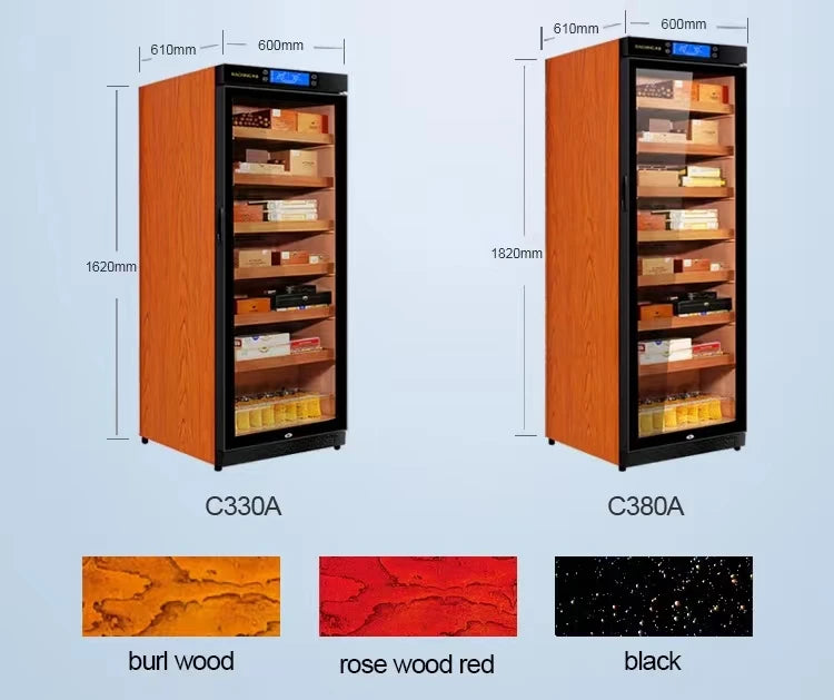 Raching Cigar Cabinet C150A Compressor Constant Temperature and Humidity Cedar Wood Household Cigar Box Moisturizing Cabinet