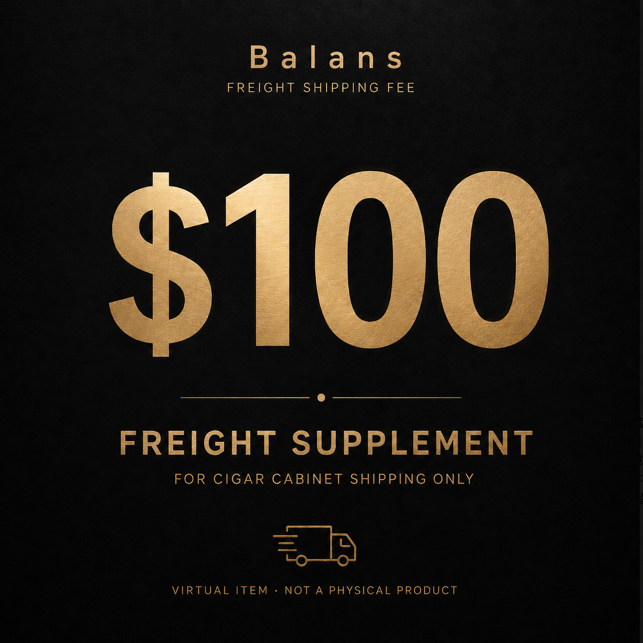 Freight Shipping Fee - $100