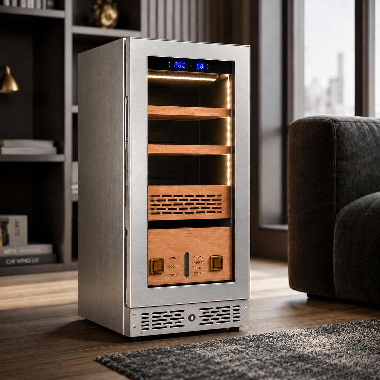 Balans BX-108 96L Spanish Cedar Humidor | 200-250 Count