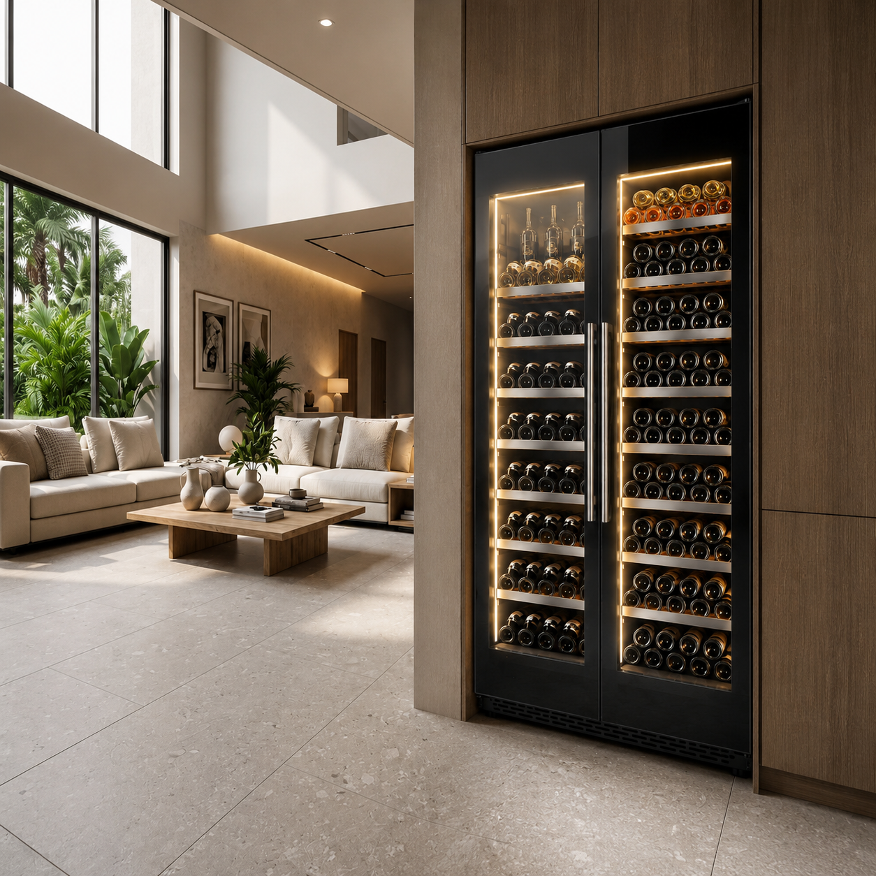 BALANS JC-735WD Dual Zone Wine Cooler | 760L Double Door Luxury Wine Cabinet