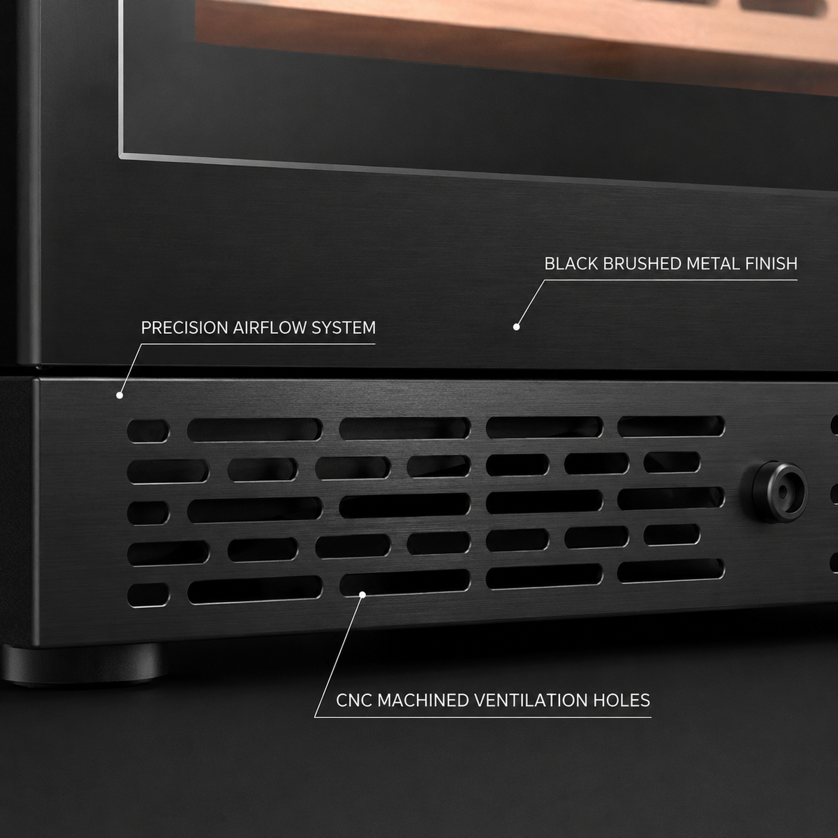 BXW-435A Large Cigar Humidor Cabinet Ventilation System