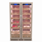 BALANS BX-680 Dual Zone Cigar Humidor Cabinet | Luxury Wine & Cigar Storage