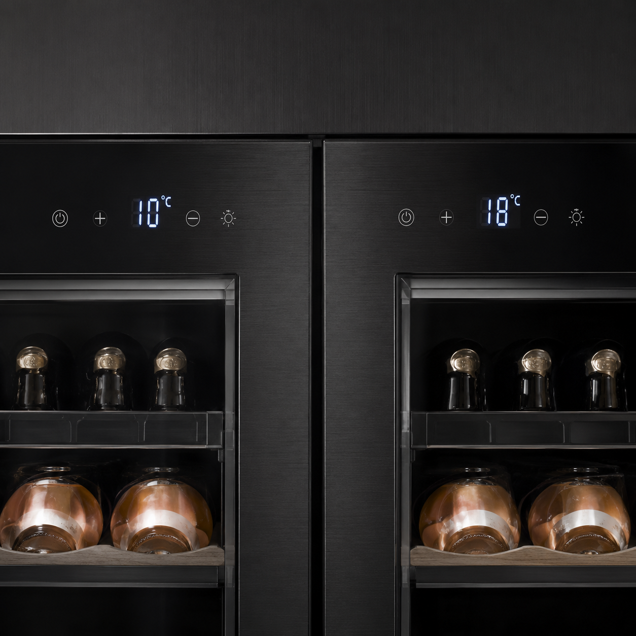 BALANS BJ-635WD Double Door Wine & Beverage Cooler | 300L Dual Zone Cabinet