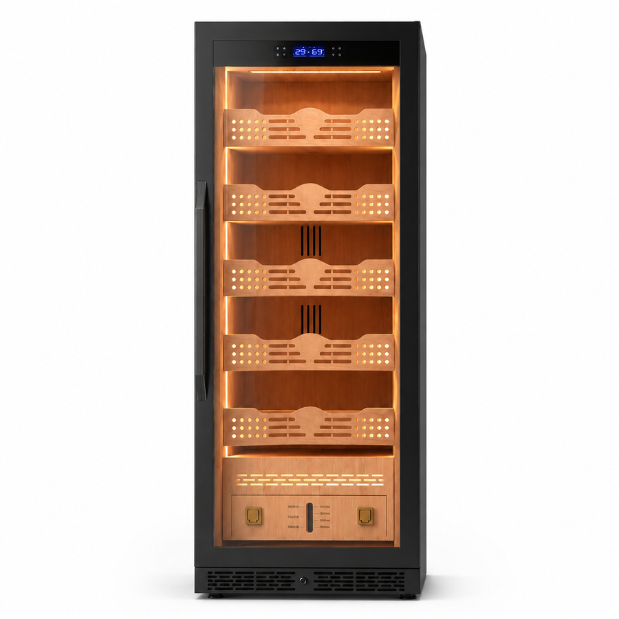 BXW-308A freestanding cigar humidor cabinet