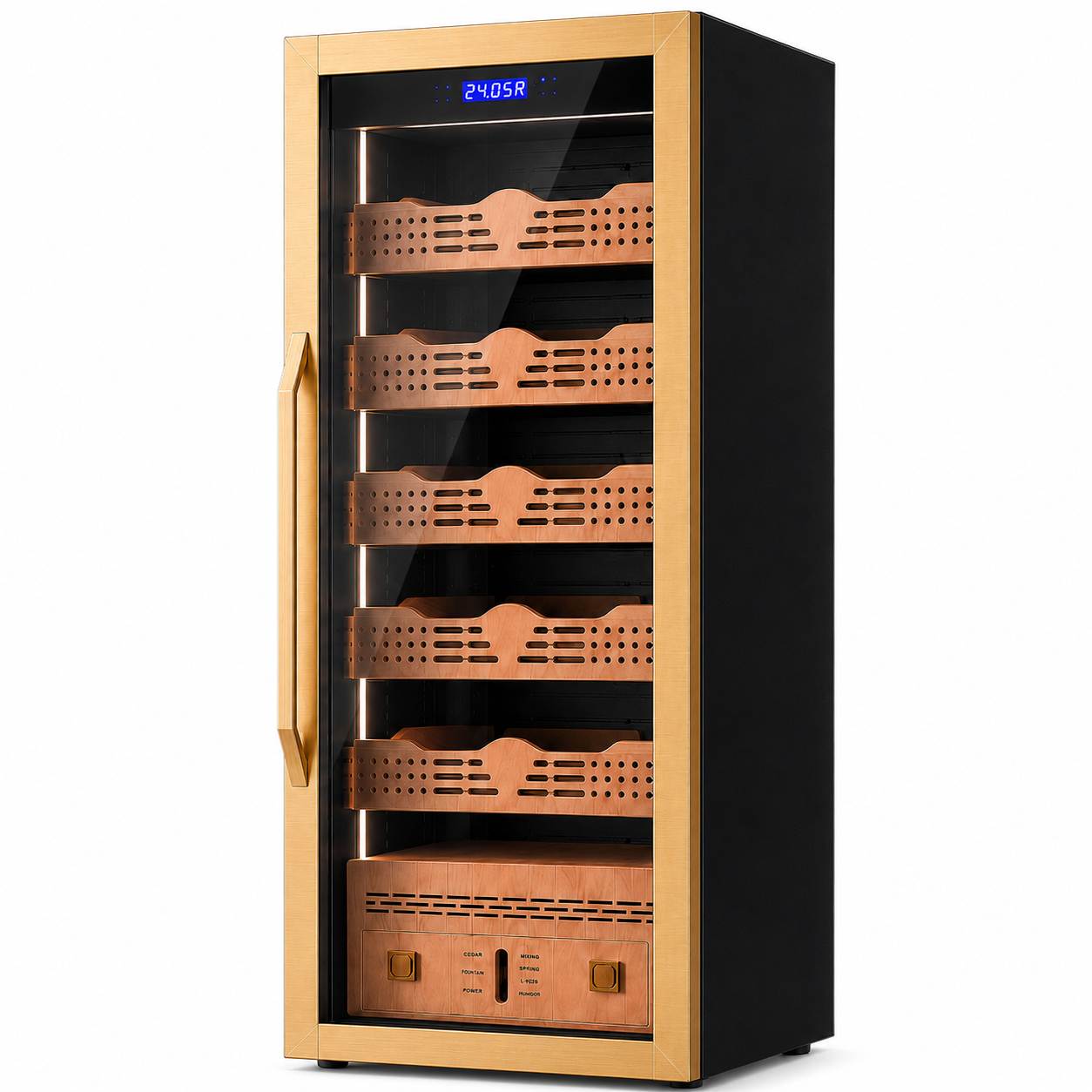 Balans BXW-308B 316L Spanish Cedar Humidor | 1,280-1,580 Count