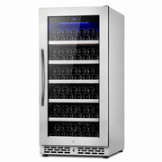 BALANS JC-345WS Stainless Steel Wine Cooler | 380L 68 Bottle Compressor Wine Refrigerator