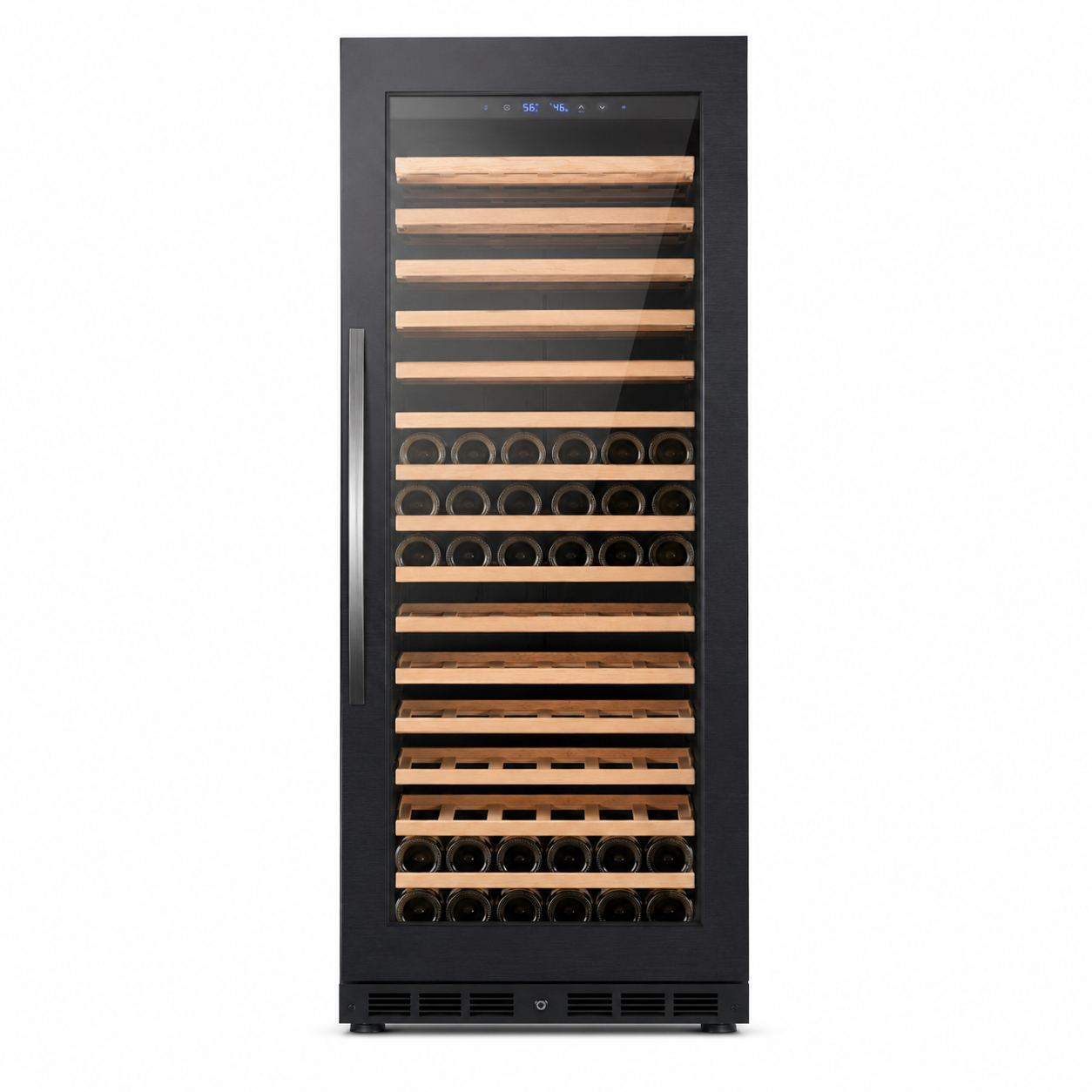 BALANS JC-350WS 325L Black Stainless Steel Wine Cooler | 75 Bottle Wine Refrigerator