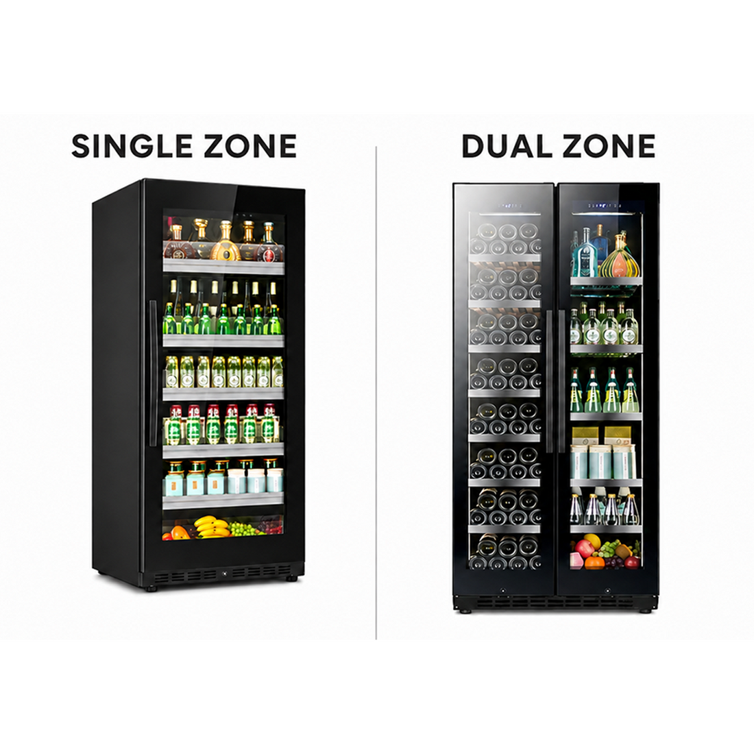 Single & Dual Zone Options
