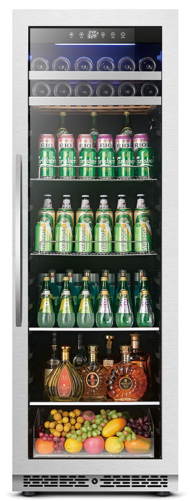 BALANS BJ-465WS 508L Silver Wine & Beverage Cooler | Large Capacity Wine Cooler