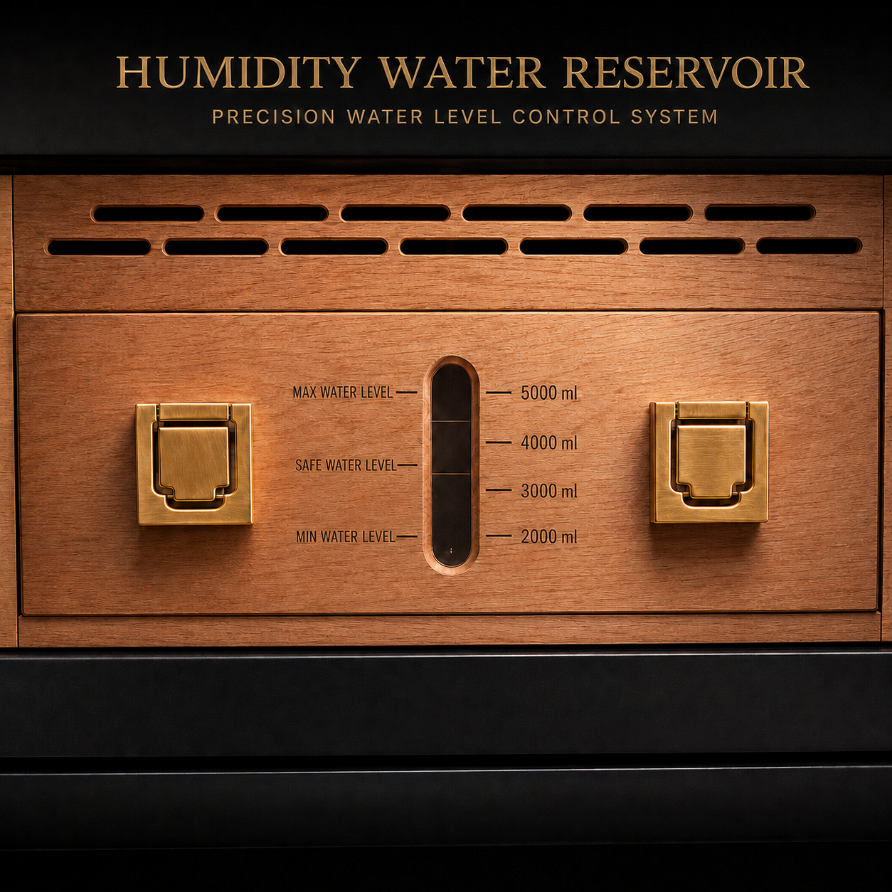 BALANS BX-680 Spanish cedar cigar humidor interior