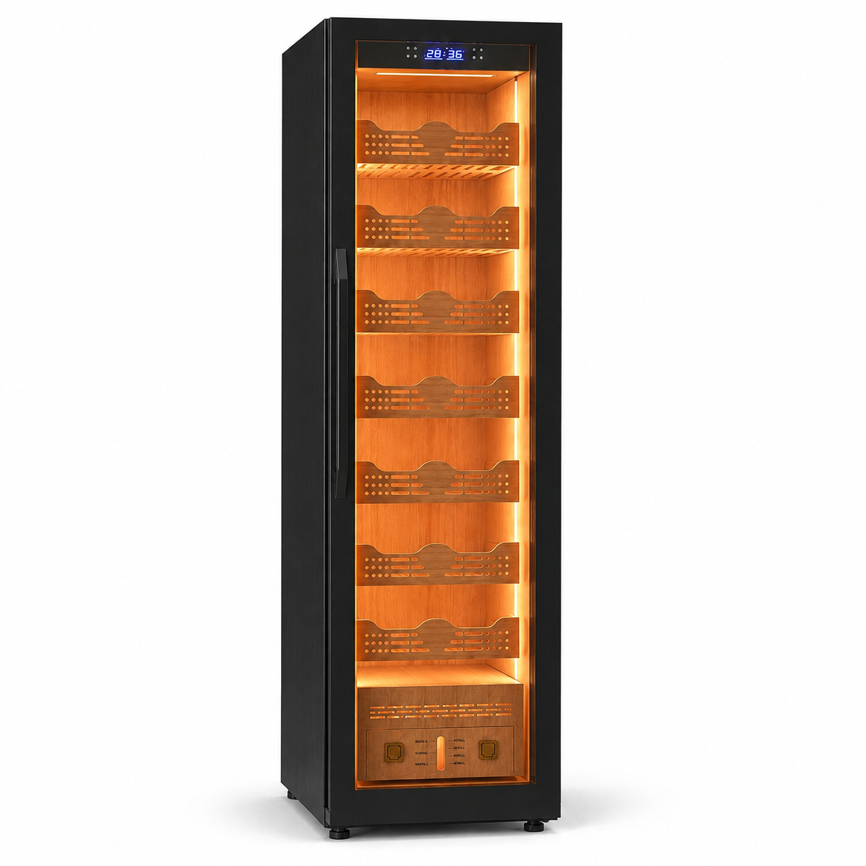 BXW-508 tall narrow cigar cabinet