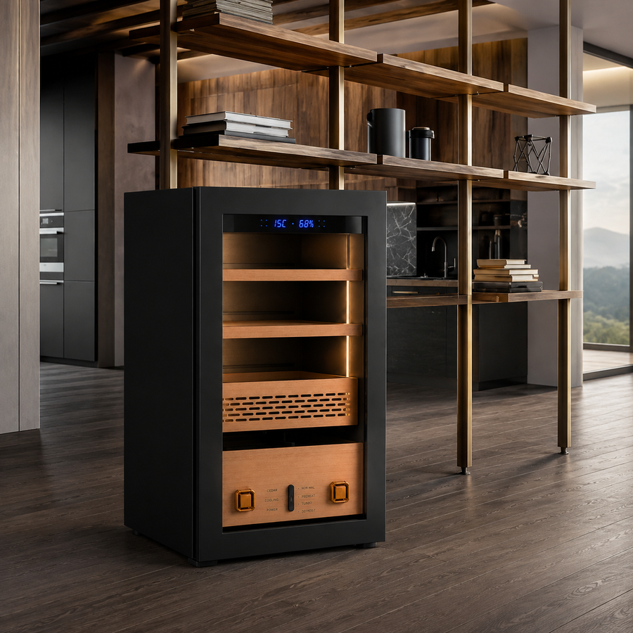 Balans BX-78 68L Aluminum Interior smart control Humidor | 80-150 Count