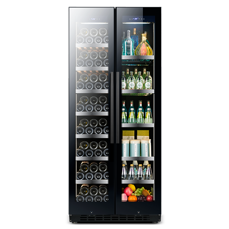 BALANS JC-608WDA Dual Zone Wine Cooler | 183 Bottle Stainless Steel Wine Cooler