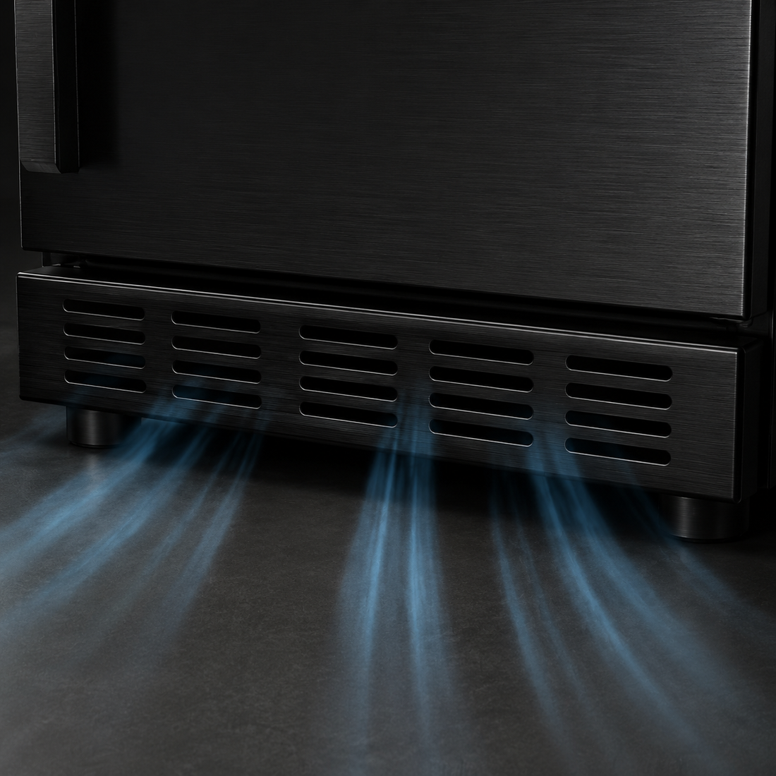 Built-In Design & Front Ventilation