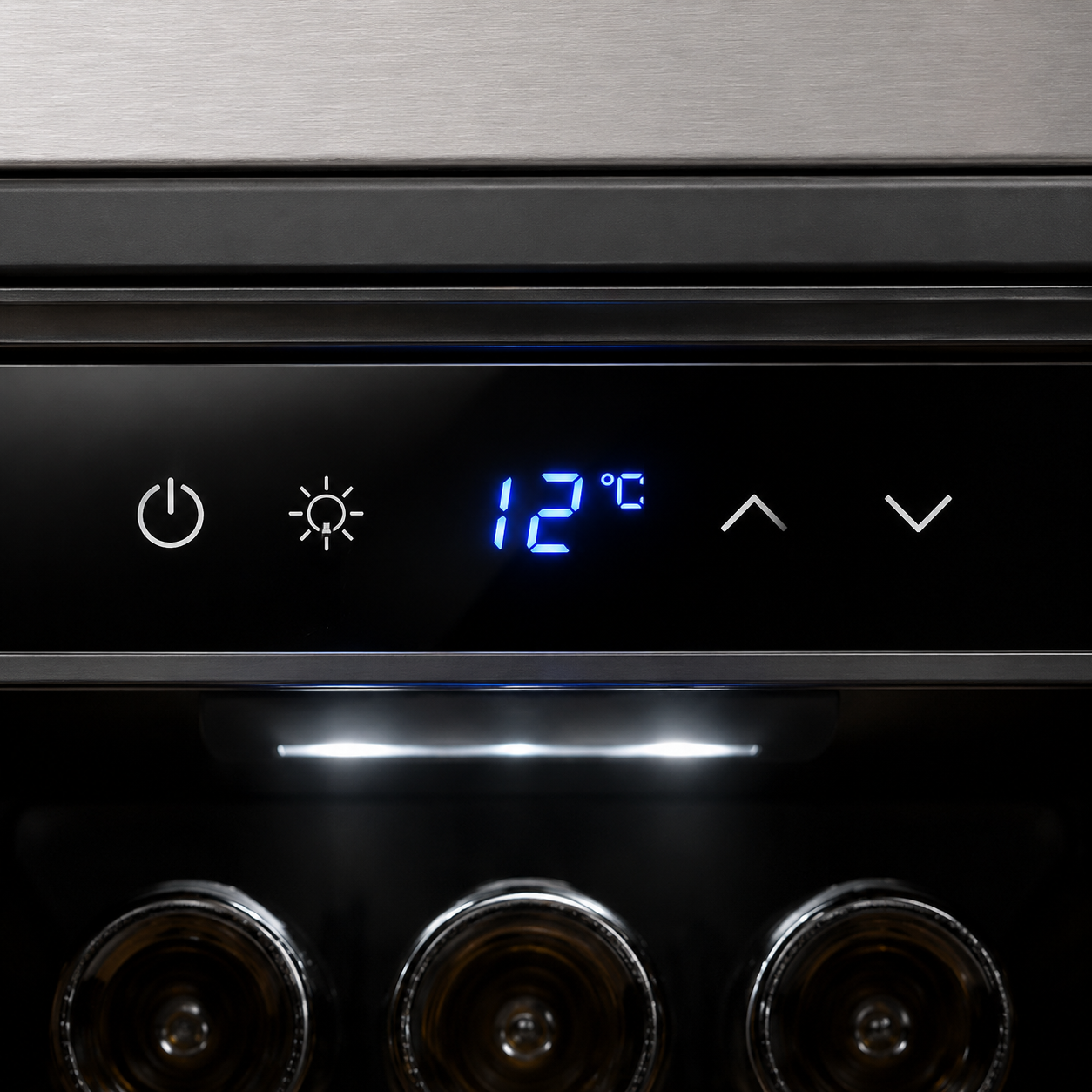 BALANS JC-96WS Premium  Stainless Steel Wine Cooler Refrigerator 23 Bottles Built-In Storage