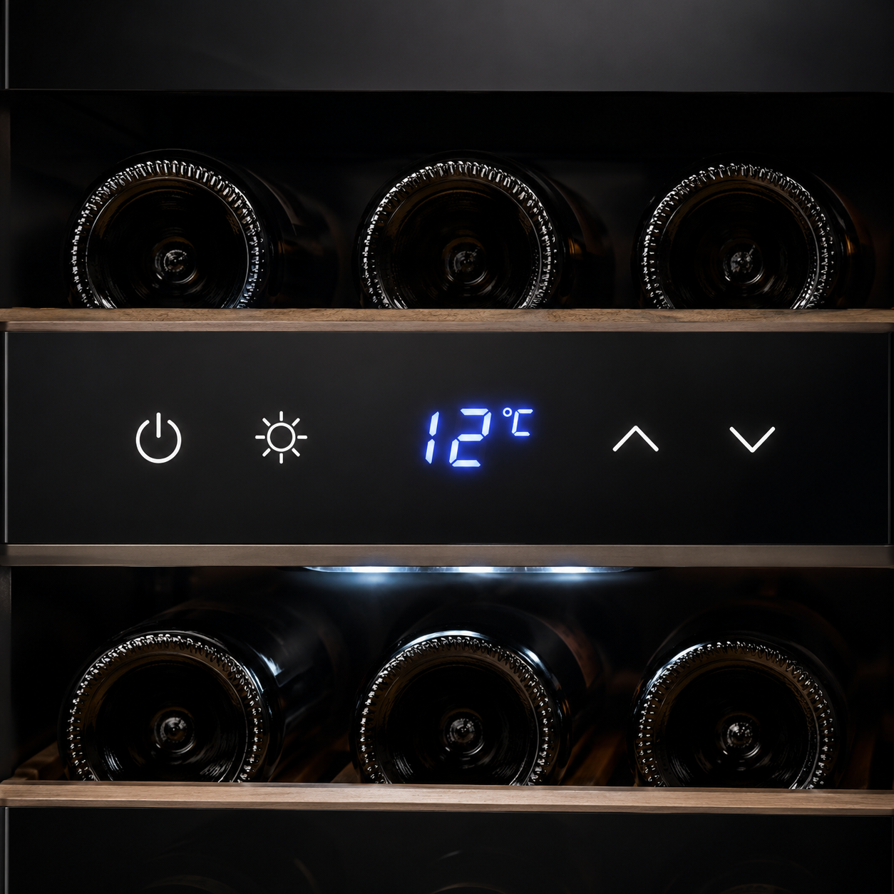 BALANS JC-140WD Premium Stainless Steel Dual-Zone Wine Cooler Refrigerator 45 Bottles with Low-E Glass Door