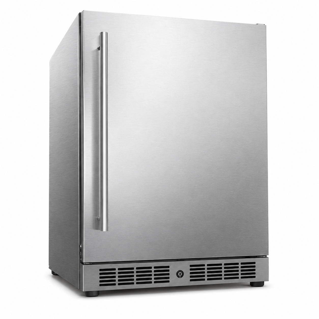 BALANS BD-130WS 130L Stainless Steel Beverage Cooler | Built-In Drink Refrigerator