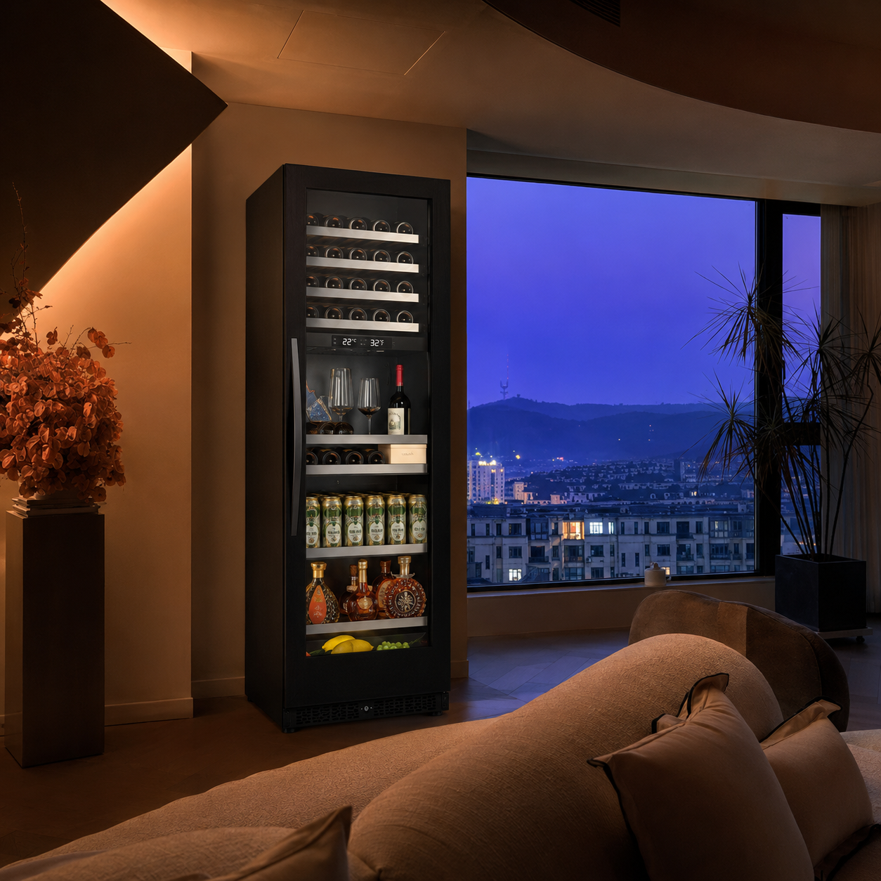 BALANS BJ-465WT 508L Triple Zone Wine & Beverage Cooler