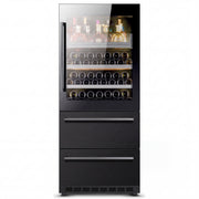 BALANS BJ-608WD 120-bottle wine refrigerator front view