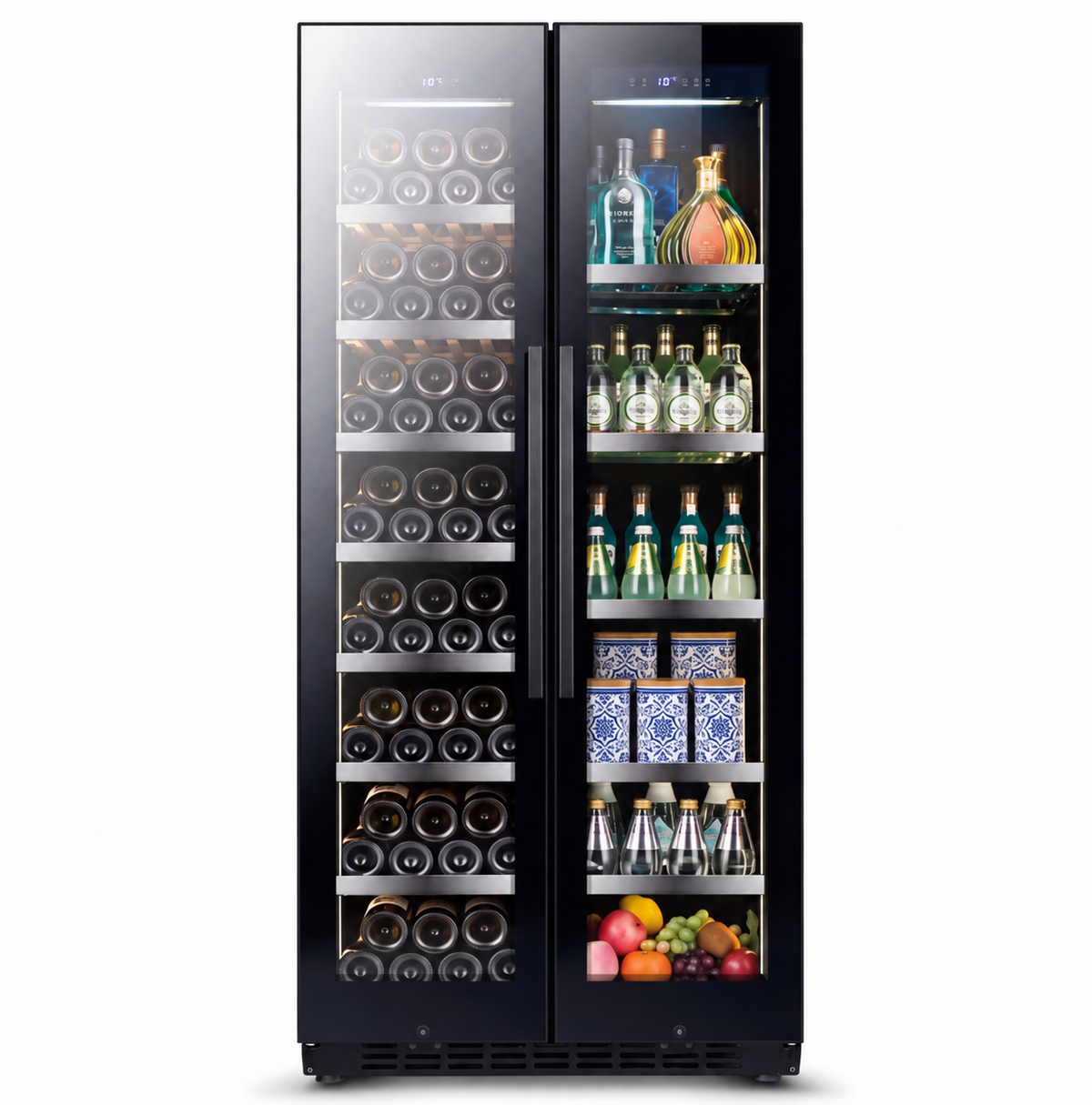 BALANS BJ-608WDA wine and beverage cooler front view