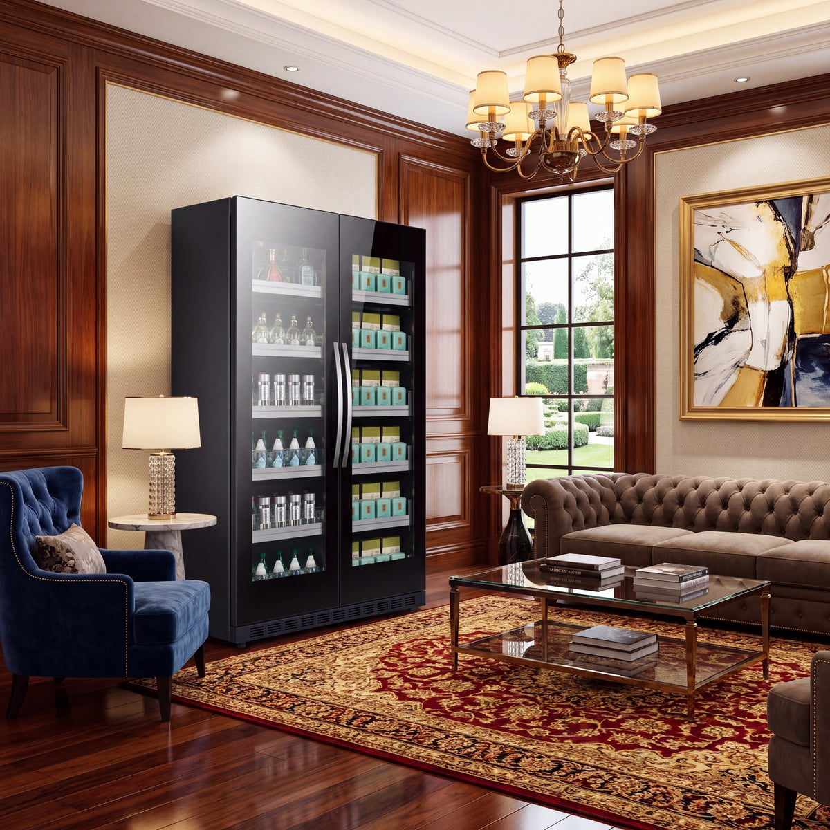 BALANS BJ-735WD double heated glass doors