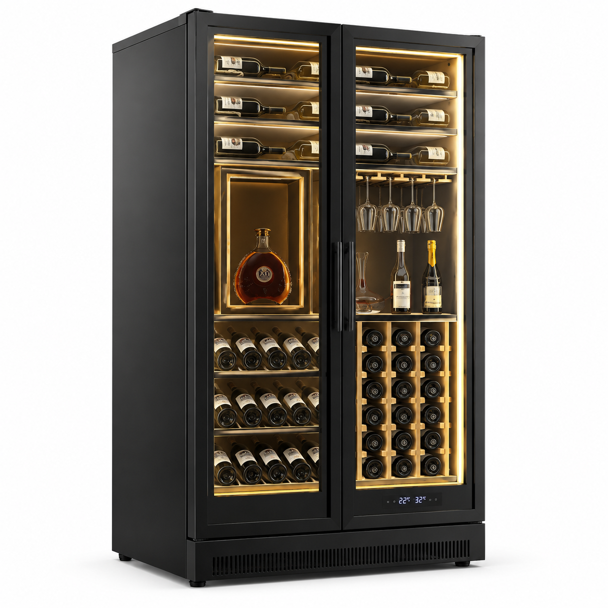 BALANS JC-808 Luxury Wine Storage Cabinet | 550L Double Door Wine Refrigerator