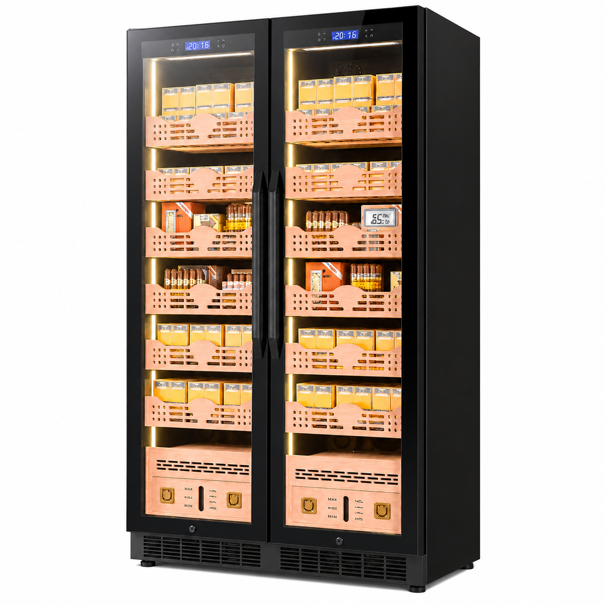 BX-680 660L Deep cigar humidor cabinet