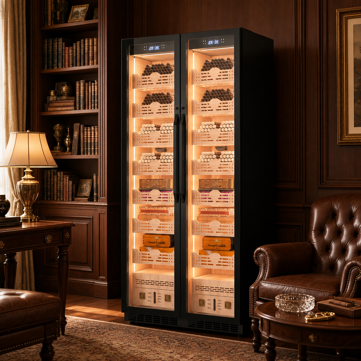 BALANS BX-735 545–760L large cigar humidor cabinet