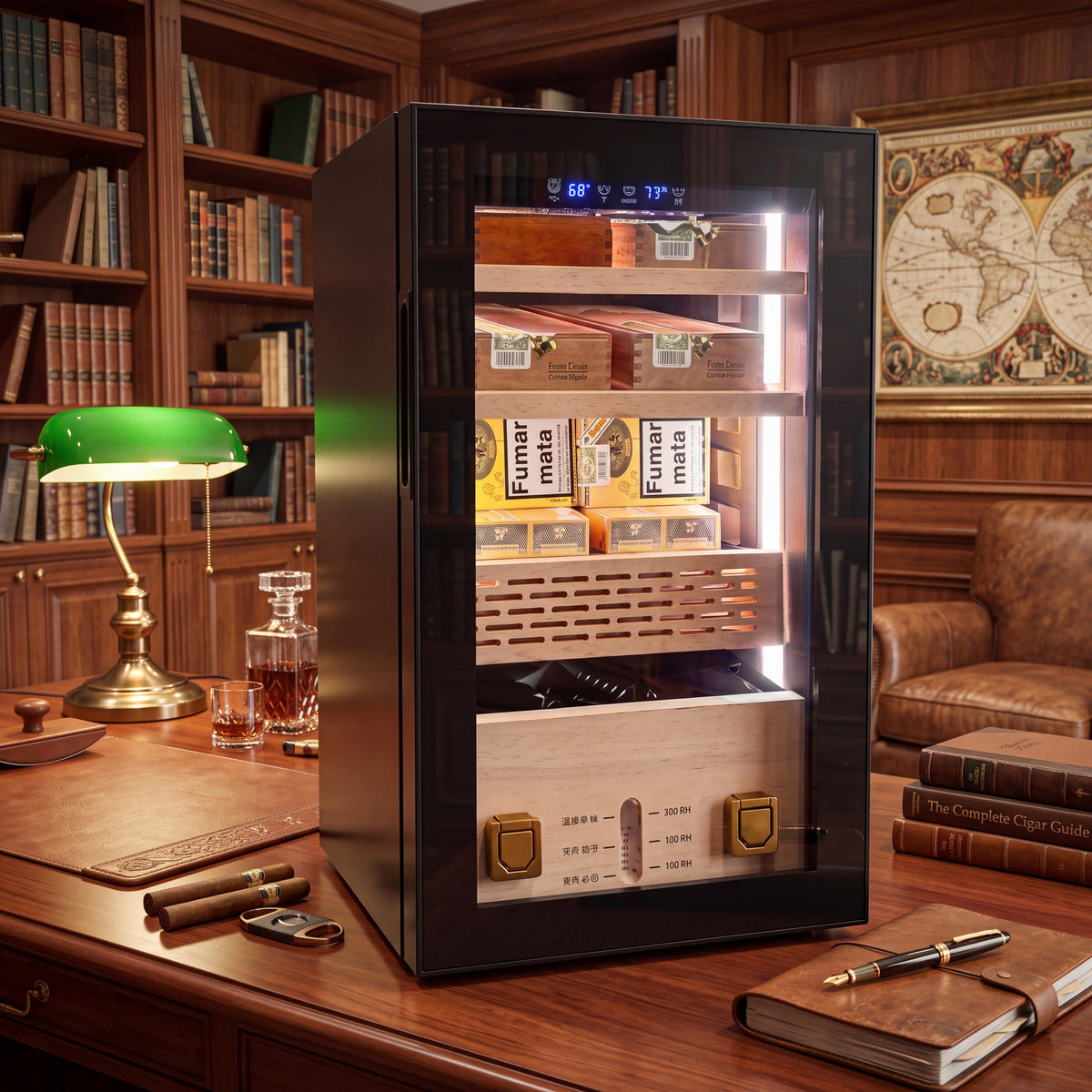BALANS-BX-78 Desktop Cigar Humidor