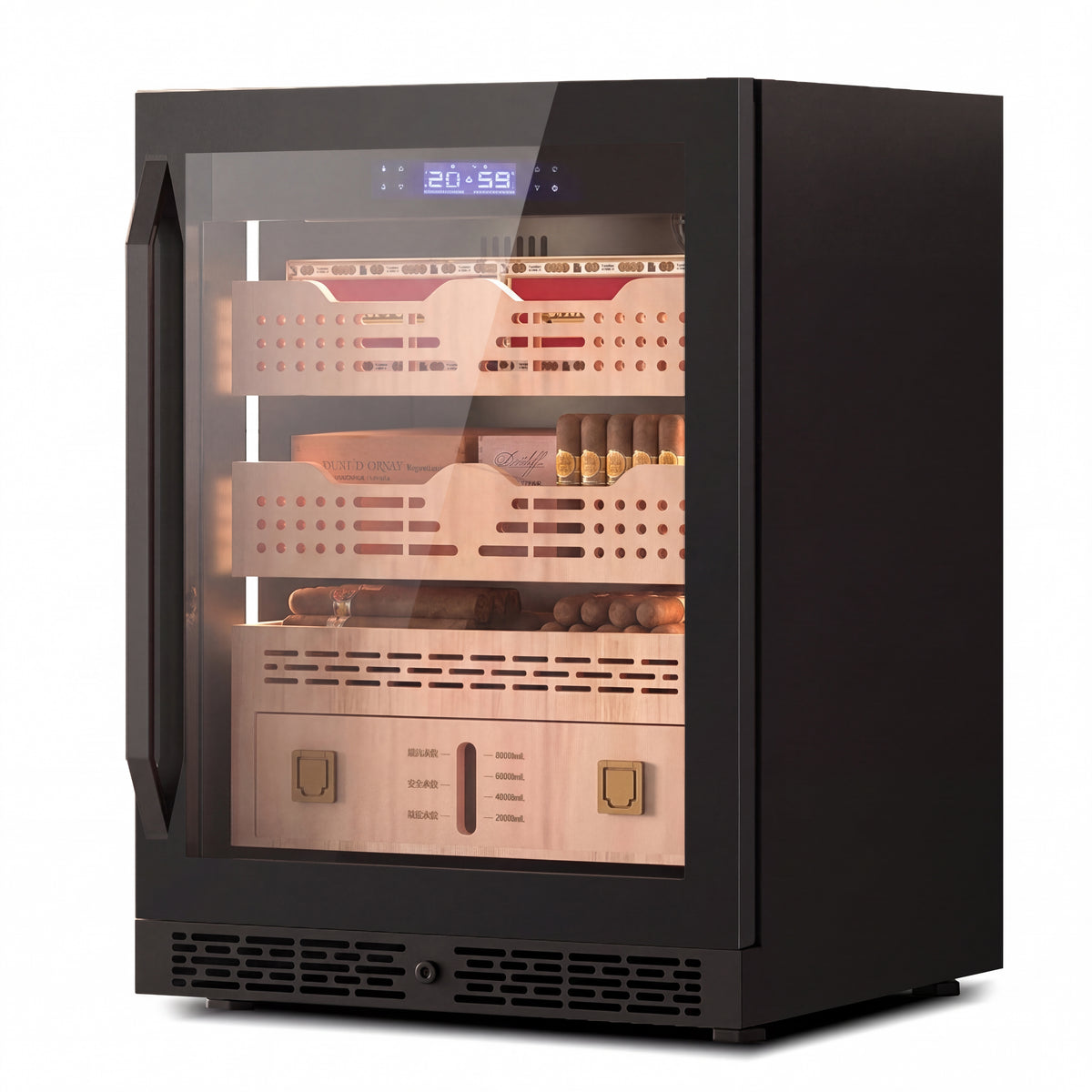 BALANS BXW-118 built-in cigar cabinet with front ventilation