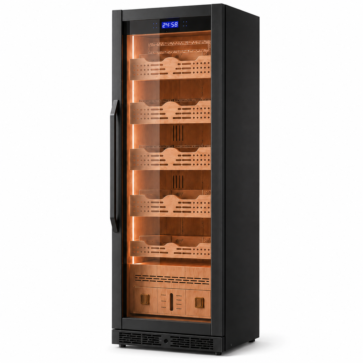 BXW-308A Single Door + Drawer Humidor