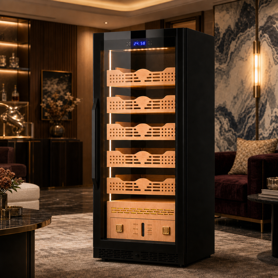 BALANS BXW-308A 308L Large Cigar Humidor Cabinet | 1,280–1,580 Cigars