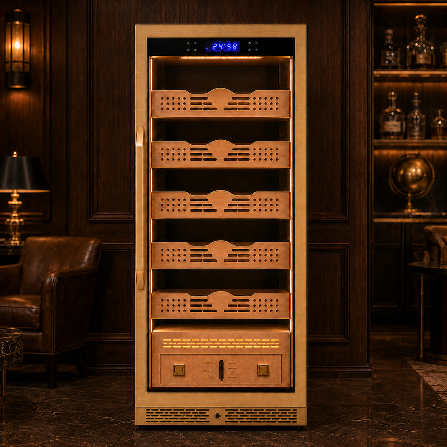 BXW-308A Single Door + Drawer Humidor
