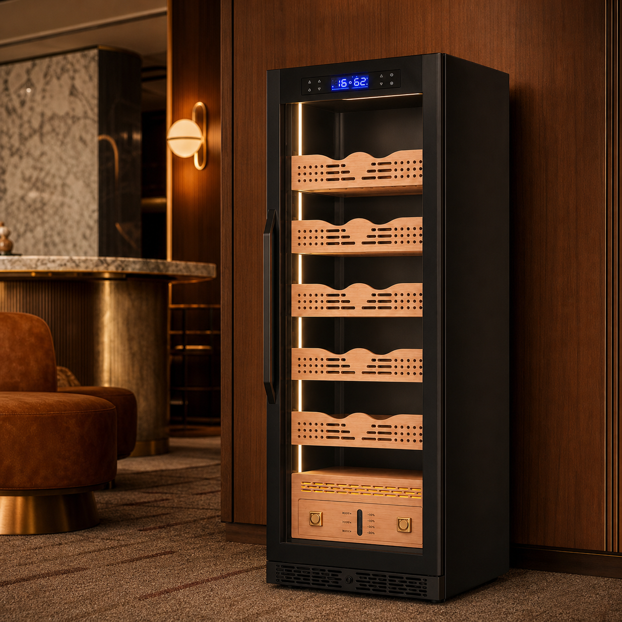 BX-308B Single Door Humidor