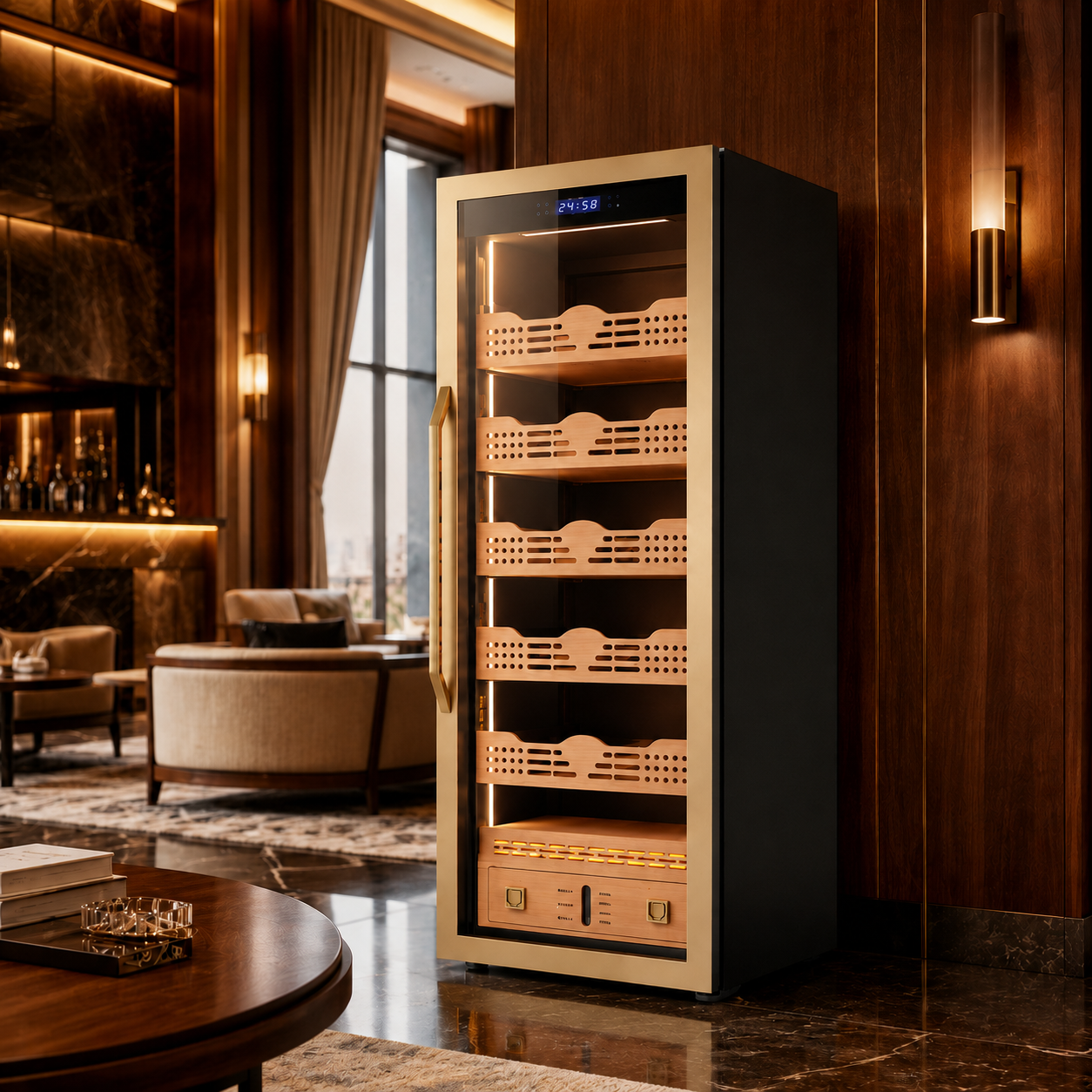 BX-308B Single Door Humidor