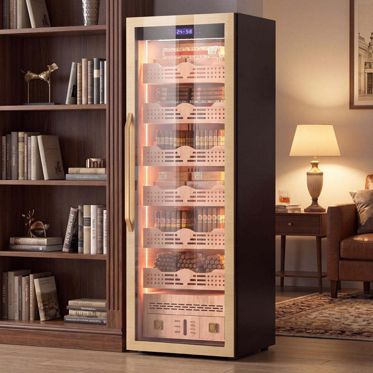 BALANS BXW-435A 338L Large Cigar Humidor Cabinet | 1,880–2,180 Cigars