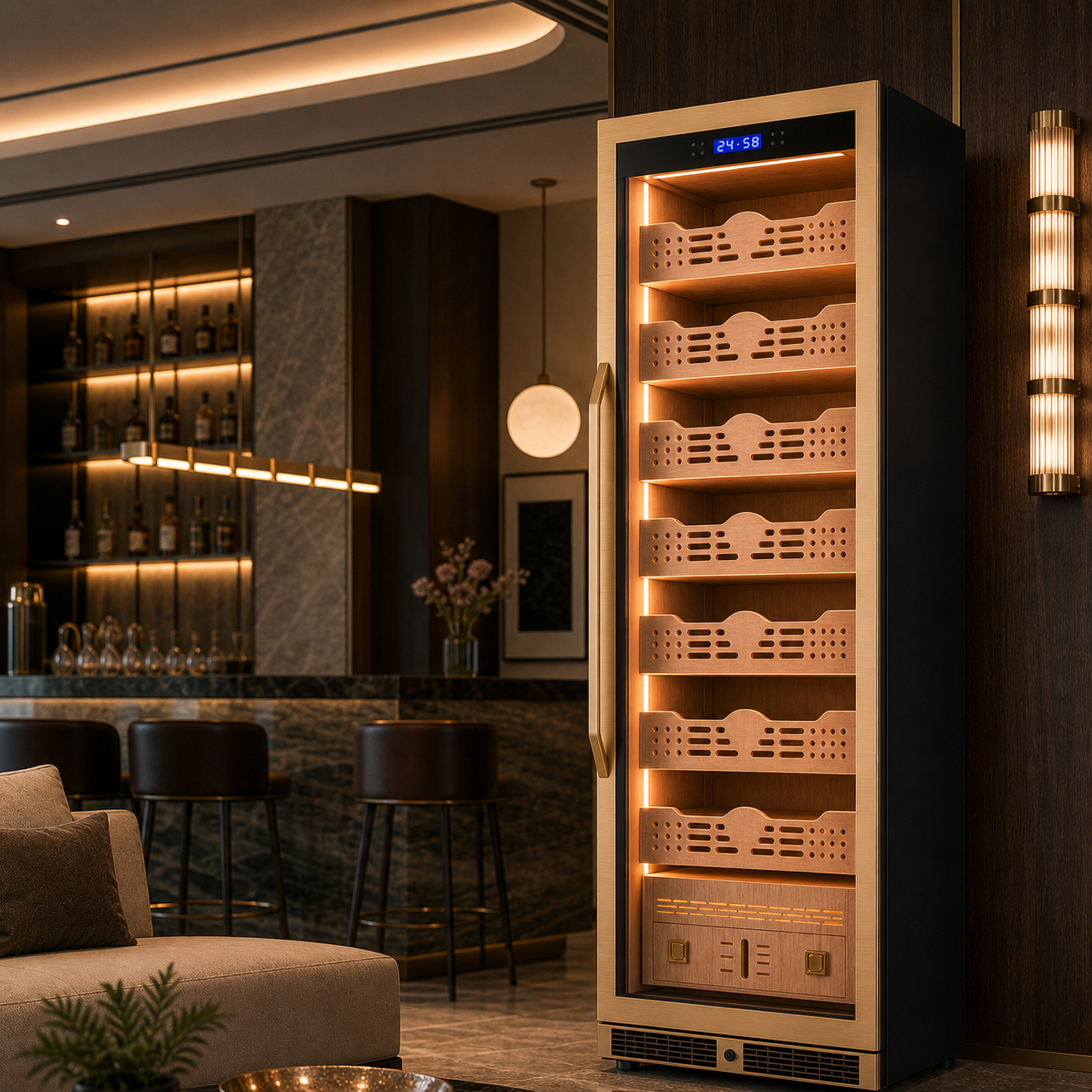 BXW-508 Single Door Humidor
