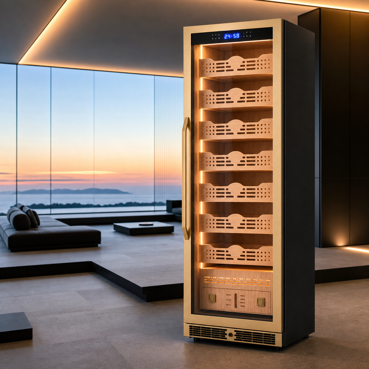 BXW-508 Single Door Humidor