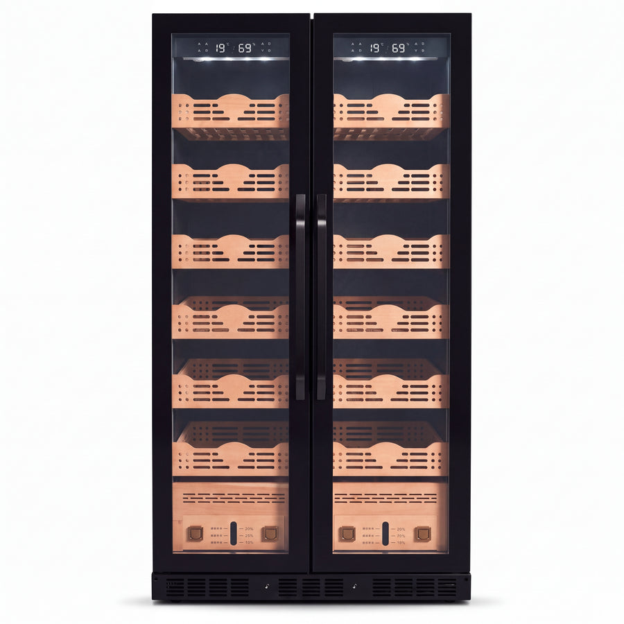 BALANS BXW-608 285L Dual Door Cigar Humidor Cabinet