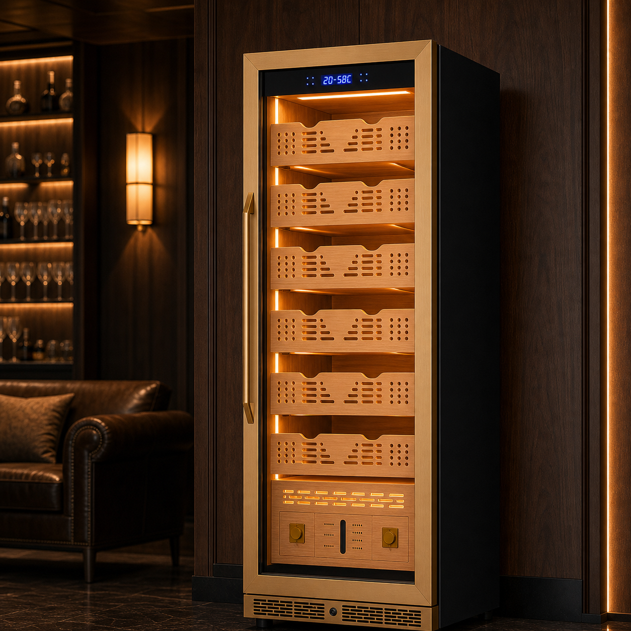 BXW-608 single Door Humidor