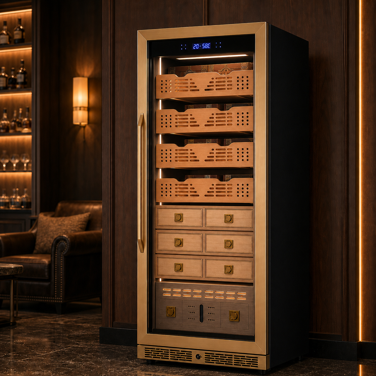 BXW-608 single Door Humidor