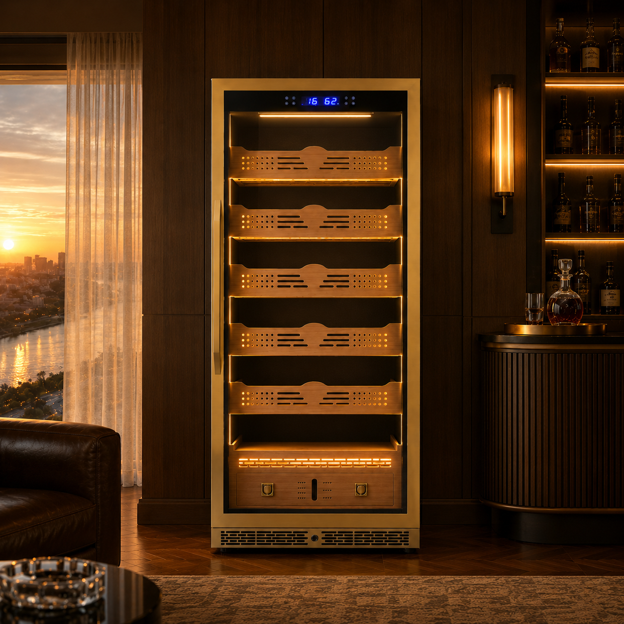 BXW-608 single Door Humidor