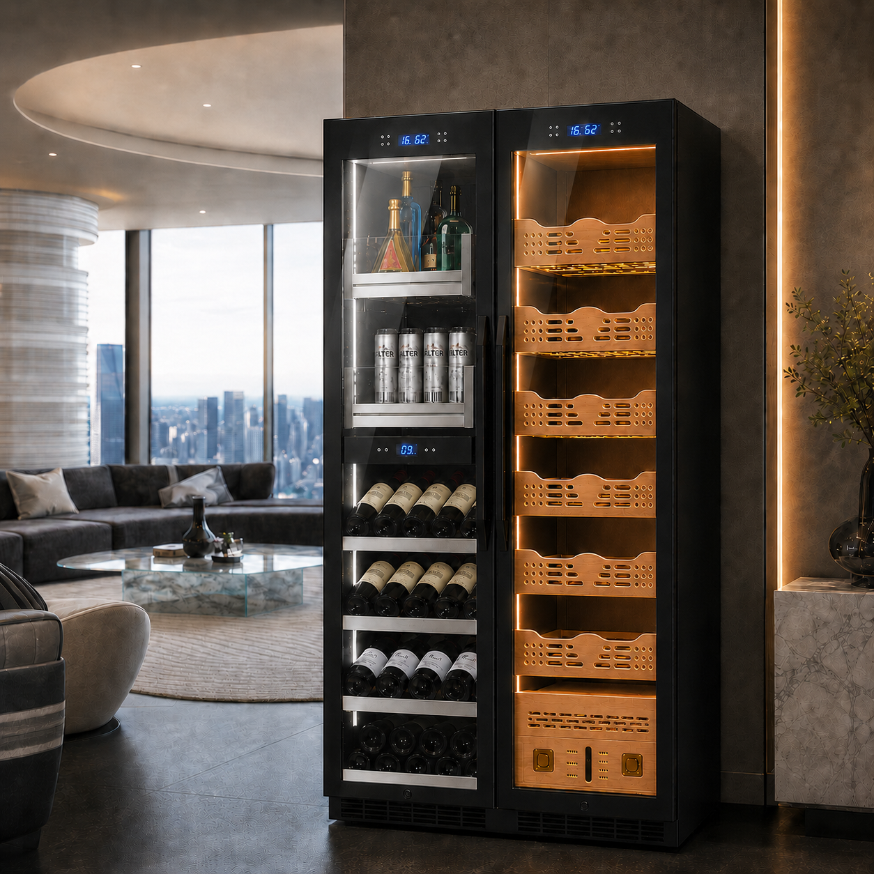 BX-680 Double Door Humidor