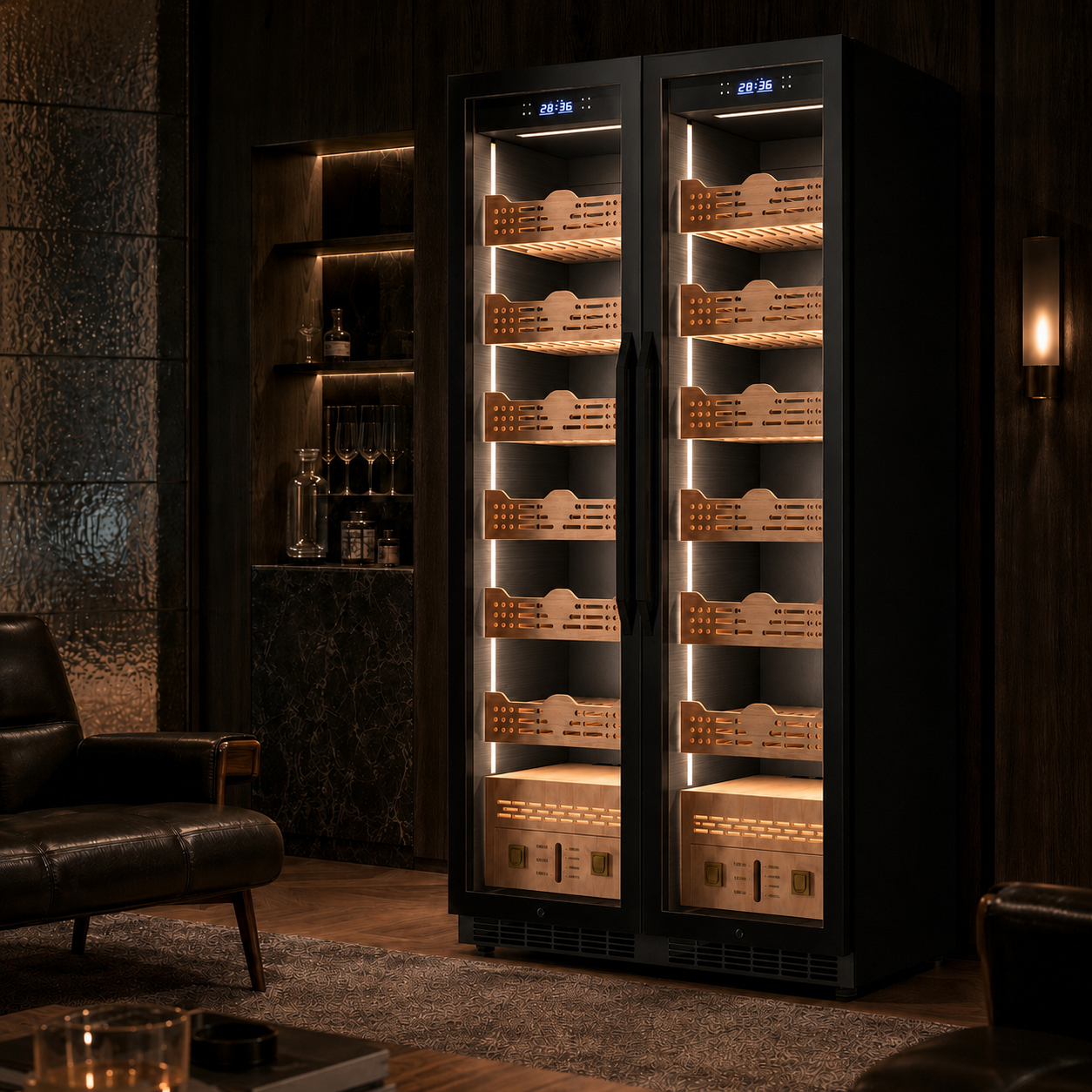BX-680 Double Door Humidor