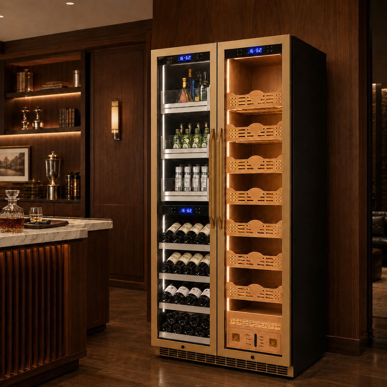BX-735 Double Door Humidor