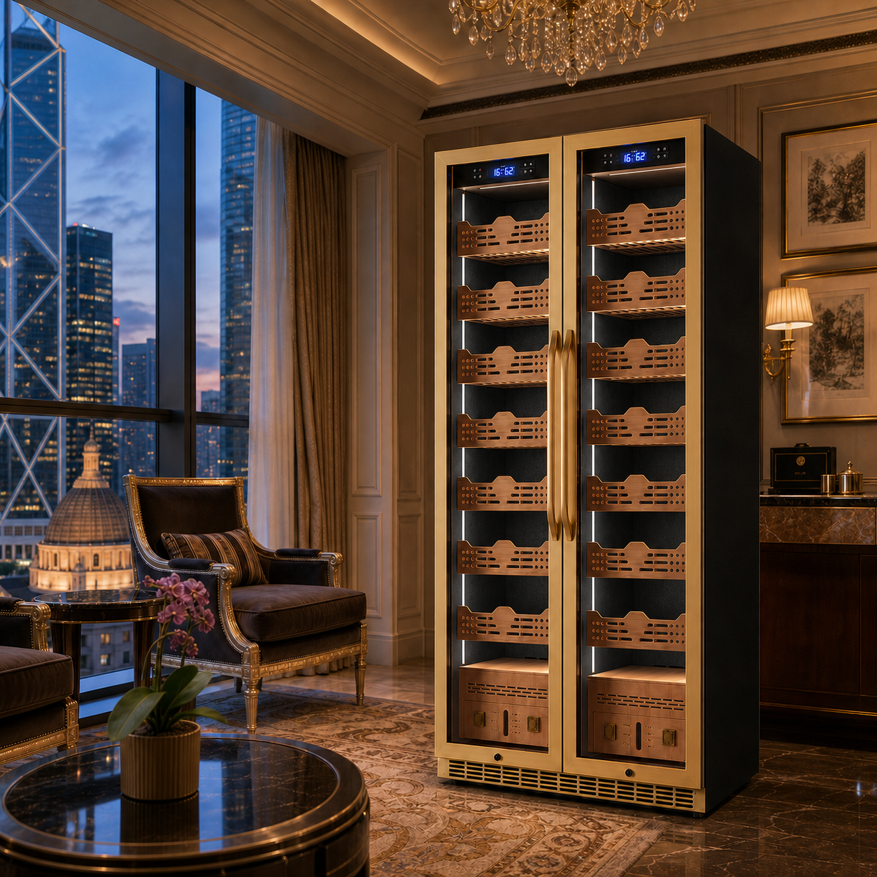 BX-735 Double Door Humidor