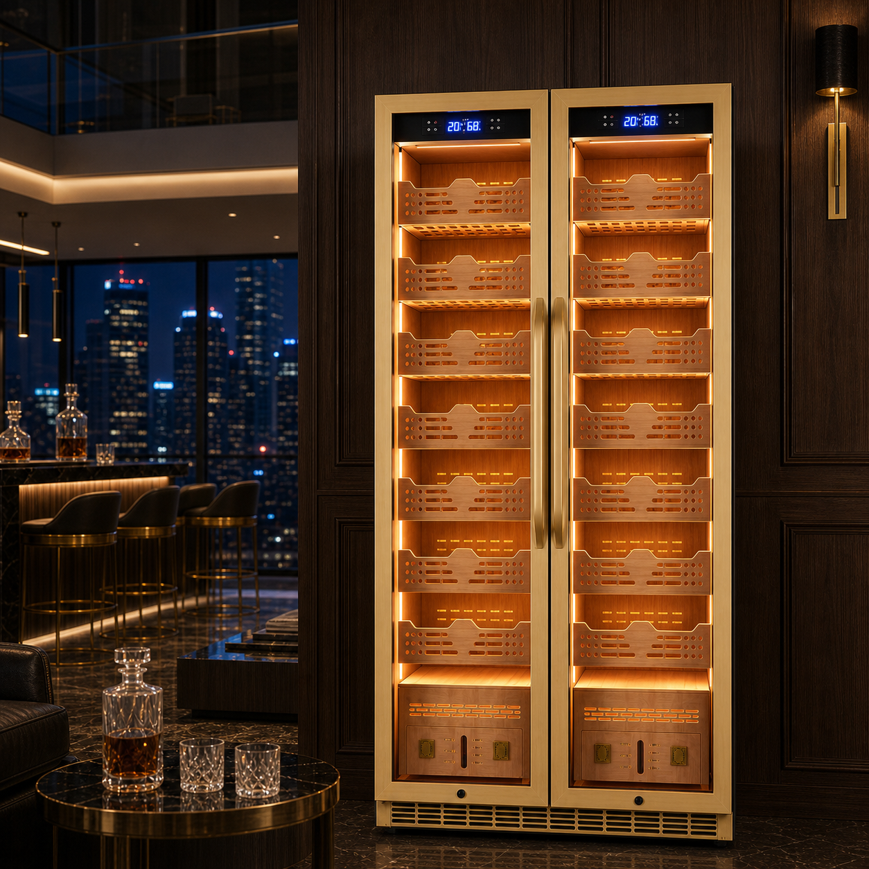 BX-735 Double Door Humidor