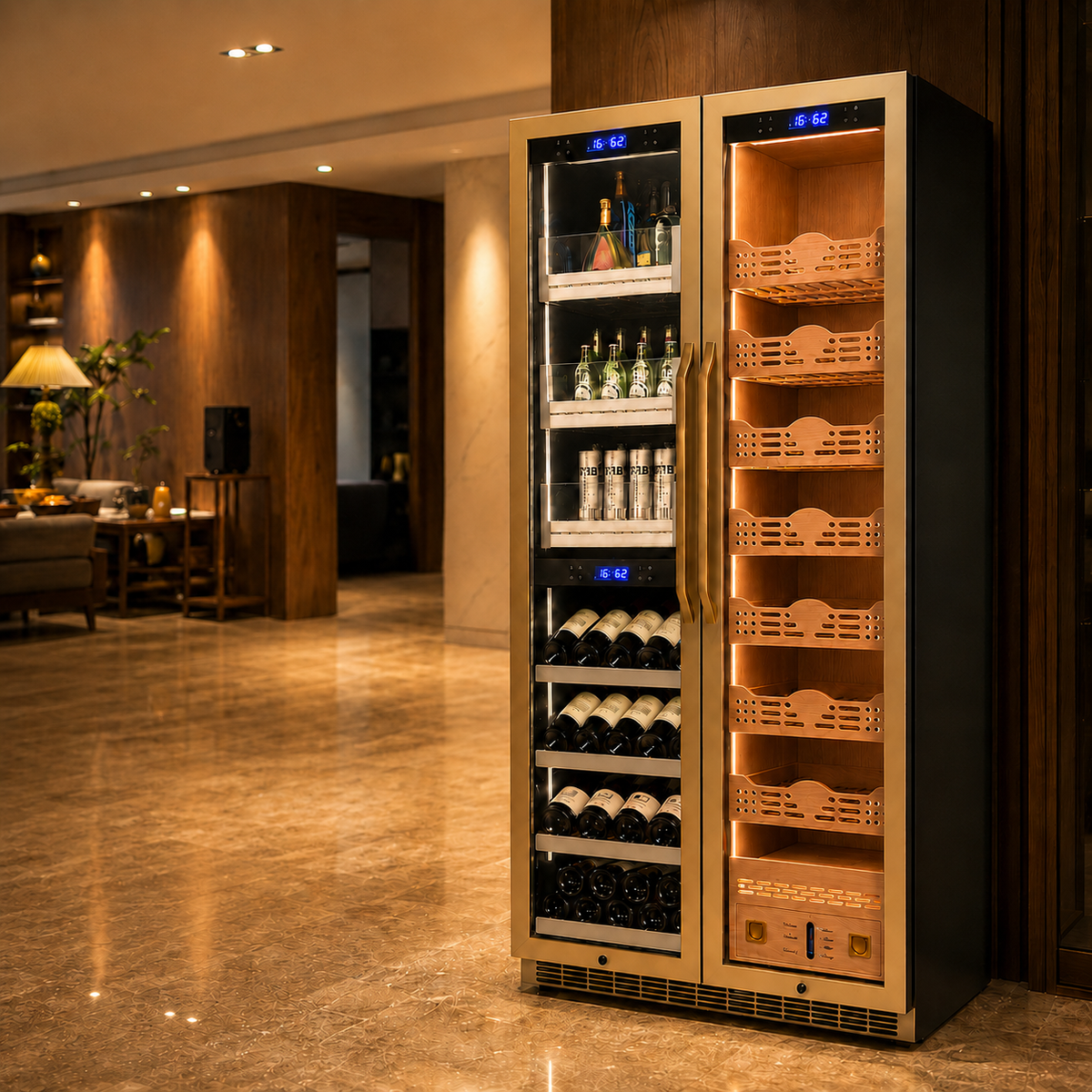 Electric cigar humidor